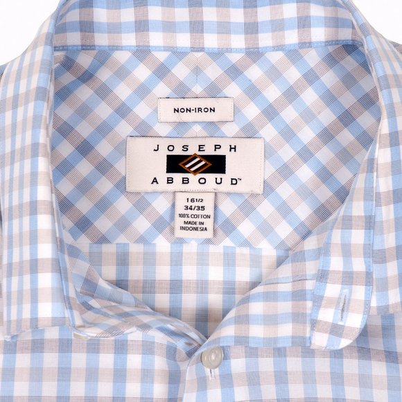 Joseph Abboud Other - Joseph Abboud Large Check Button Up Shirt Blue